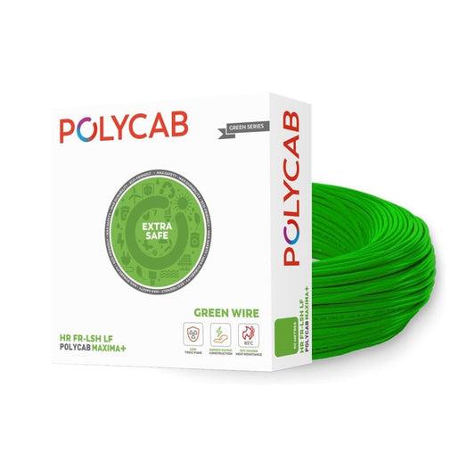 POLYCAB GREEN WIRE - 90MTR