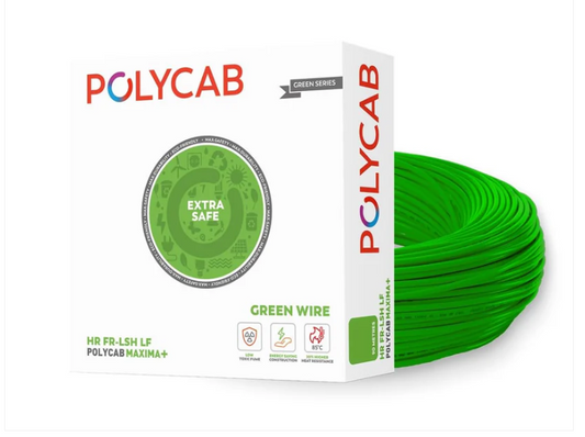 POLYCAB GREEN FRLSH 180MTR WIRE