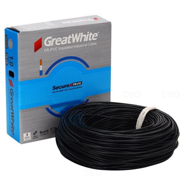 GreatWhite Secure FR Wire 90MTR | House Wiring Cable Bangalore